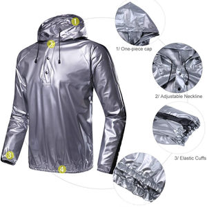 ชุดกระชับสัดส่วนเสริมหน้าอก ชุดออกกำลังกายแบบซาวน่า ช่วยเร่งการเผาผลาญไขมัน สำหรับทุกเพศ - Product Image 2