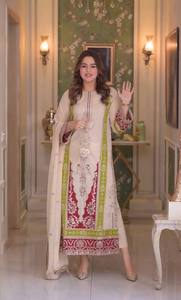Robes Salwar Kameez pakistanaises pour femmes, été/hiver, pour mariage et fêtes, style Bollywood, sans plis, vente en gros disponible - Product Image 6