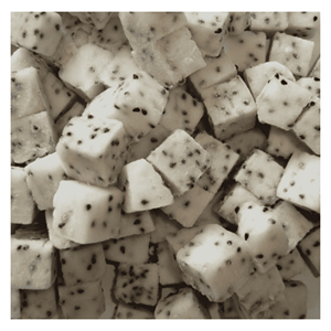 Fruta del Dragón Blanca Congelada IQF, producida a partir de trozos naturales de fruta del Dragón Blanca para batidos, mezclas y como adorno para postres, origen Vietnam. - Product Image 3