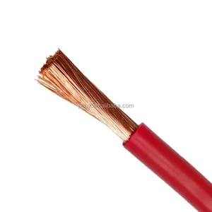 Kabel Las kualitas tinggi kabel las merah kabel tembaga khusus untuk mesin las