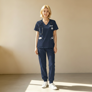 Nouvelle Arrivée 2026 – Blouses Médicales Personnalisées Haute Performance Anti-Plis et Anti-Microbien – Uniformes de Soins de Santé en Gros - Product Image 4
