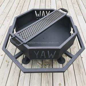 Foyer en fer de style ferme rustique idéal pour la décoration de jardin ajoutant chaleur et beauté traditionnelles à la vie en plein air - Product Image 3