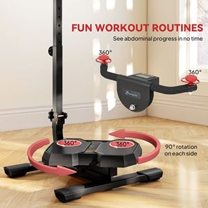 Tavola Pieghevole Rossa per Addominali con Display LCD, Attrezzatura per Allenamento per Uomini e Donne per Snellire la Vita - Product Image 5