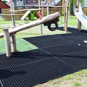 Outdoor Playground Heavy-Duty Rubber Ring Hollow <b>Mat</b> , Anti slip Rubber <b>Grass</b> <b>Protection</b> <b>Mats</b> - Product Image 2