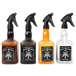 Botella de Spray para Barbería Just Water de 500 ml, Botella de Plástico con Pulverizador Fino para Peinar, Herramienta para el Cuidado y Corte del Cabello en Salón - Product Image 1