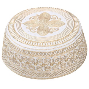 Casquettes de prière islamiques Chapeaux de seau pour adultes 2024 Vente en gros de casquettes de prière musulmanes avec design personnalisé Fabricant du Bangladesh - Product Image 3