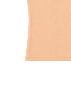 Manufacturer Custom <b>Peach</b> Beige Ribbed Cotton Men Tank <b>Top</b> Sleeveless Casual Slim Fit Summer Gym Vest Contrast Trim Custom Wear - Product Image 6