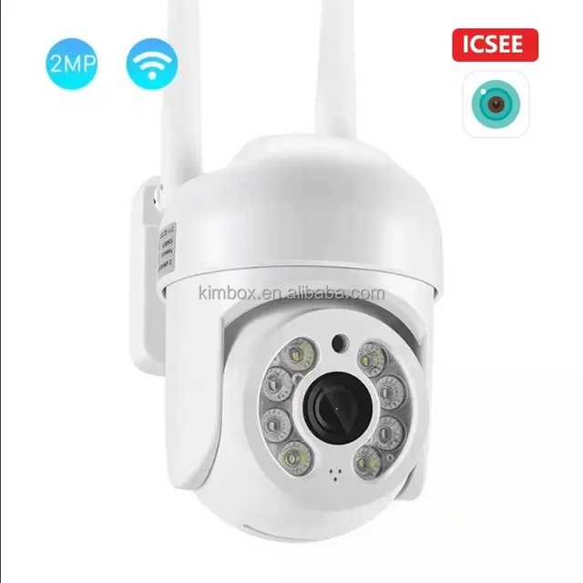 1080P 2MP CMOS Outdoor WiFi PTZ IP Camera ICSEE Cloud Storage Night Vision Human Tracking Alarm Security Camera