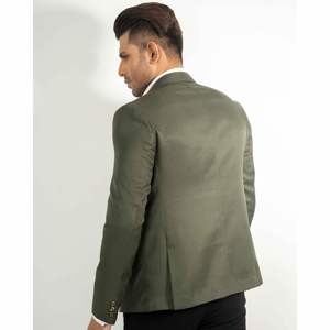 Uniforme de Oficina Corporativo Azul Claro Transpirable para Hombre con Camisa Blanca y Corbata Estampada para Uso Laboral en Adultos, Material 100% Poliéster - Product Image 6
