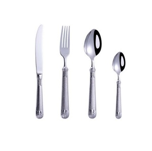 Ensemble de couverts classiques élégants en acier inoxydable, durables, légers, finition miroir, collection de couverts pour la salle à manger quotidienne, la cuisine et la table - Product Image 2