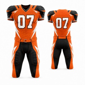 Uniforme de Fútbol Americano Personalizado al por Mayor, Manga Corta, Logotipo Personalizado, Venta en Línea - Product Image 3