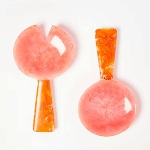 Luxury Handmade Resin Spoon Durable Heat Resistant Serving Spoon for <b>Kitchen</b> Dining <b>Table</b> Food Serving Modern Home Decor Utensil - Product Image 5