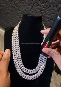 Montre-bracelet de luxe pour homme, style Hip Hop, entièrement sertie de Moissanite VVS, avec mouvement à quartz antique, certifiée par un testeur de diamants, pour les marchés américain et britannique - Product Image 2