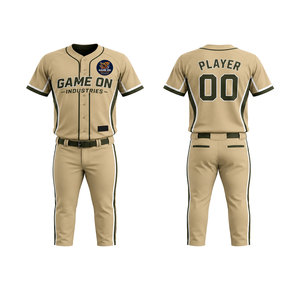 New Sports Wear Custom Baseball Uniform Made in Good Material / OEM Service Latest <b>Model</b> Comfortable Baseball Uniforms - Product Image 1