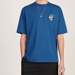 Camiseta personalizada de alta calidad para hombre, de secado rápido tela transpirable, impresión por sublimación personalizada corta de gran tamaño - Product Image 4