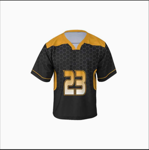 Camisetas de Lacrosse Reversibles de Alta Calidad, Impresión por Transferencia de Calor, Transpirables, Antibacterianas, de Secado Rápido, Servicio OEM Personalizado - Product Image 6