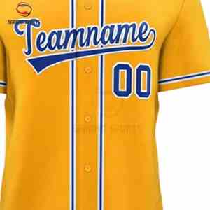 Fabricant de vêtements de sport personnalisés, usine de maillots de baseball, OEM, vente en gros, vêtements d'équipe, chemises de baseball - Product Image 3