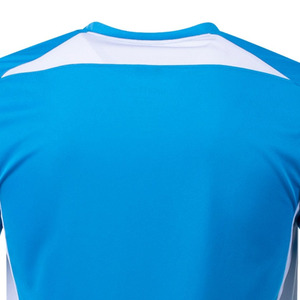 เสื้อฟุตบอลผู้ชายสีน้ำเงิน คอวี แขนสั้น ระบายเหงื่อได้ดี ทรงปกติ ใส่ได้ทุกฤดู สีพื้น ผ้าโพลีเอสเตอร์ ชุดกีฬา - Product Image 5