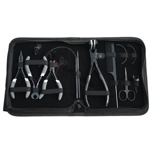 Kit de Herramientas para Extensiones de Cabello con Alicates para Remover Microperlas, Alicates de Crimpado, Gancho para Cabello, Alicates para Extensiones de Cinta Adhesiva, Cortador de Queratina - Product Image 1