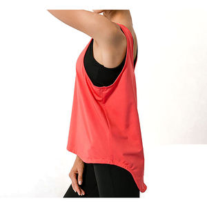 เสื้อกล้ามผู้หญิงคุณภาพสูงแบบสั้น ผลิตจากวัสดุโพลีเอสเตอร์ 100% ระบายอากาศได้ดี พร้อมพิมพ์โลโก้ตามสั่งจากปากีสถาน - Product Image 2