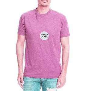 T-shirt en coton plus doux pour hommes, couleur supérieure, t-shirts en coton Pima à col rond pour hommes - Product Image 1