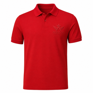 Camisa Polo Personalizada para Hombre, Ropa de Moda, Camisa Polo con Tela Piqué Ligera, Textura Suave y Costuras Duraderas - Product Image 1