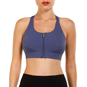 Soutien-gorge de sport respirant à maintien élevé pour femme, séchage rapide, sans manches, pour l'entraînement et les activités de plein air - Product Image 2