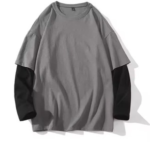 Camiseta de Manga Larga para Hombre, 100% Algodón, de la Más Alta Calidad, con Diseño Personalizado, Precio al por Mayor, Nueva Llegada - Product Image 6