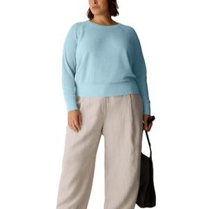 Pull long en tricot décontracté pour femmes, 100% acrylique, design simple, tendance, vêtements de Noël pour l'hiver, nouvelle collection à la mode de BD - Product Image 4