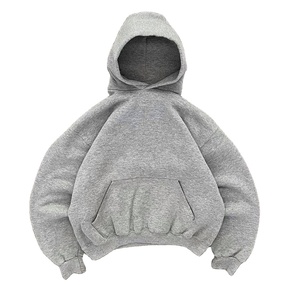 Sweat-shirt à capuche unisexe de haute qualité en coton personnalisé avec impression ou broderie de logo personnalisé, fermeture éclair - Product Image 1