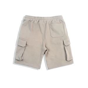 กางเกงขาสั้นคาร์โก้ผู้ชายขายส่ง เอวยางยืด สไตล์สตรีทแวร์ลำลอง กางเกงขาสั้นคาร์โก้ผ้าฝ้ายเฟรนช์เทอร์รี่ กางเกงขาสั้นผ้าสเวต - Product Image 6
