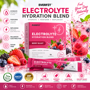 Elma Food Electrolyte <b>Powder</b> 1KG Zero Sugar Added 50 Servings Hydration Mineral Replenishment Formula GMO Free Adult Muscle <b>Whey</b> - Product Image 1