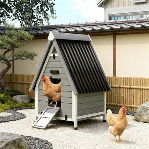 Gallinero de Madera para Exteriores, Villa para Pollos - para sus Amigos Peludos - Product Image 1