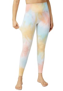 Leggings de yoga et de fitness taille haute léopard respirants avec bande latérale, extensibles, pour la gym et l'entraînement, vente en gros - Product Image 3