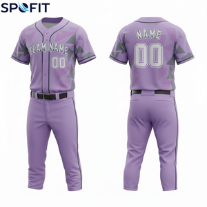 Ensemble d'uniformes de baseball sublimés sur mesure, fabricant en gros, respirant, séchage rapide, logo d'équipe personnalisé, nom et numéro du joueur - Product Image 1