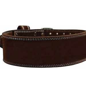 เข็มขัดยกน้ำหนักหนังแท้สีน้ำตาล ทนทาน สำหรับออกกำลังกาย ยกน้ำหนัก รองรับหลัง สำหรับผู้ชายและผู้หญิง - Product Image 5