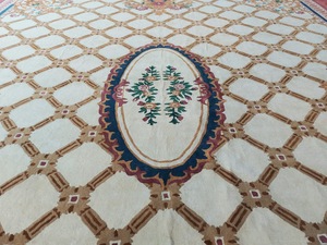 Alfombra de Lana Premium Roja, Suave y de Lujo, Hecha a Mano, para Dormitorio, Sala de Estar, Decoración Elegante - Product Image 4