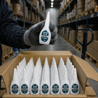 PINIX Super Glue Liquide 15g Bouteille en Gros Faible Décoloration Colle Instantanée Ultra-Puissante Cyanoacrylate pour Métal Bois Céramique Cuir OEM