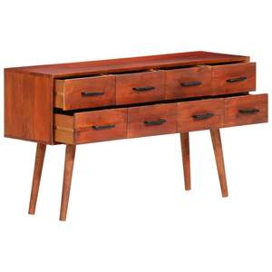 Aparador de Madera de Mango Sólido con Acabado en Hierro Marrón Medio, Mueble para Sala de Estar - Product Image 4