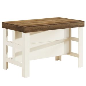 Tavolo da Bar Moderno per Interni/Esterni, per Casa, Hotel, Caffè, Banchetti, Arredamento in Legno e Acciaio per Camera da Letto, Cucina, Feste e Eventi all'Aperto - Product Image 2