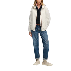 Chaqueta Cortavientos para Mujer con Cierre Completo, Chaqueta Casual para Exteriores con Bolsillos Laterales - Product Image 1