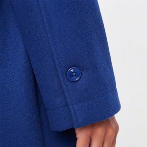 <b>Women</b> Long Formal <b>Coat</b> <b>Belted</b> Waist Lapel Collar <b>Wool</b> Blend Full Length Warm Winter Fashion Outerwear - Product Image 4
