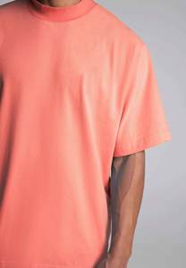 T-shirt homme, coupe décontractée et ample, tissu respirant en mélange de coton doux, manches courtes, style streetwear décontracté, confort quotidien pour l'été, en vente. - Product Image 5