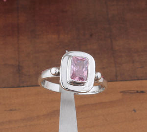 แหวนเงินแท้ 925 ดีไซน์คลาสสิกประดับด้วยเทอร์ควอยซ์ลายจุด แหวนแบบมีลูกปัด แหวนแต่งงานแบบซ้อนได้ เครื่องประดับแฟชั่นสำหรับผู้หญิง ขายส่ง - Product Image 6