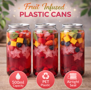 ขวด PET ขนาด 500 มล. สำหรับบรรจุภัณฑ์เครื่องดื่มแบบใส ทรงกระบอก สำหรับบรรจุชา นม กาแฟ น้ำผลไม้ - โรงงาน OEM เวียดนาม - Product Image 5