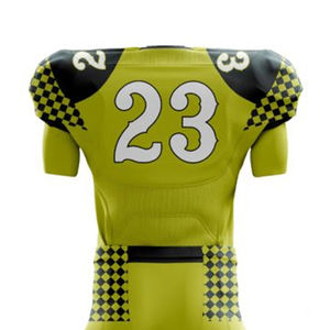 Uniforme de Fútbol Americano Moderno, Talla Grande, Alta Calidad, 100% Poliéster, Colores Personalizados, Diseño Transpirable con Protección UV - Product Image 6