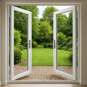 New Top <b>Folding</b> Door Modern Villa Aluminum OEM/ODM Commercial Residential House Casement Doors 2 swing From Vietnam - Product Image 3