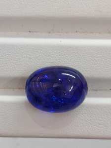 Tanzanita Natural, Corte Ovalado, Cabujón, Piedra Preciosa Suelta, Genuina, Rara, Color Azul Violeta, Calidad Premium, Certificada por Terceros, para Joyería Fina - Product Image 3