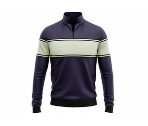 Sports Quarter Zip Sublimation Hoodie Jacket Manufacturer <b>Men</b> Women Youth Sportswear Quick Dry Team <b>Pullover</b> - Product Image 5