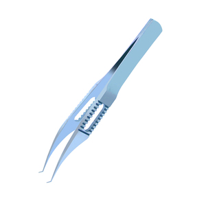 Pince micro-pincette Colibri bleue en titane, 7,5 cm, pour ophtalmologie chirurgicale et précision - Product Image 4